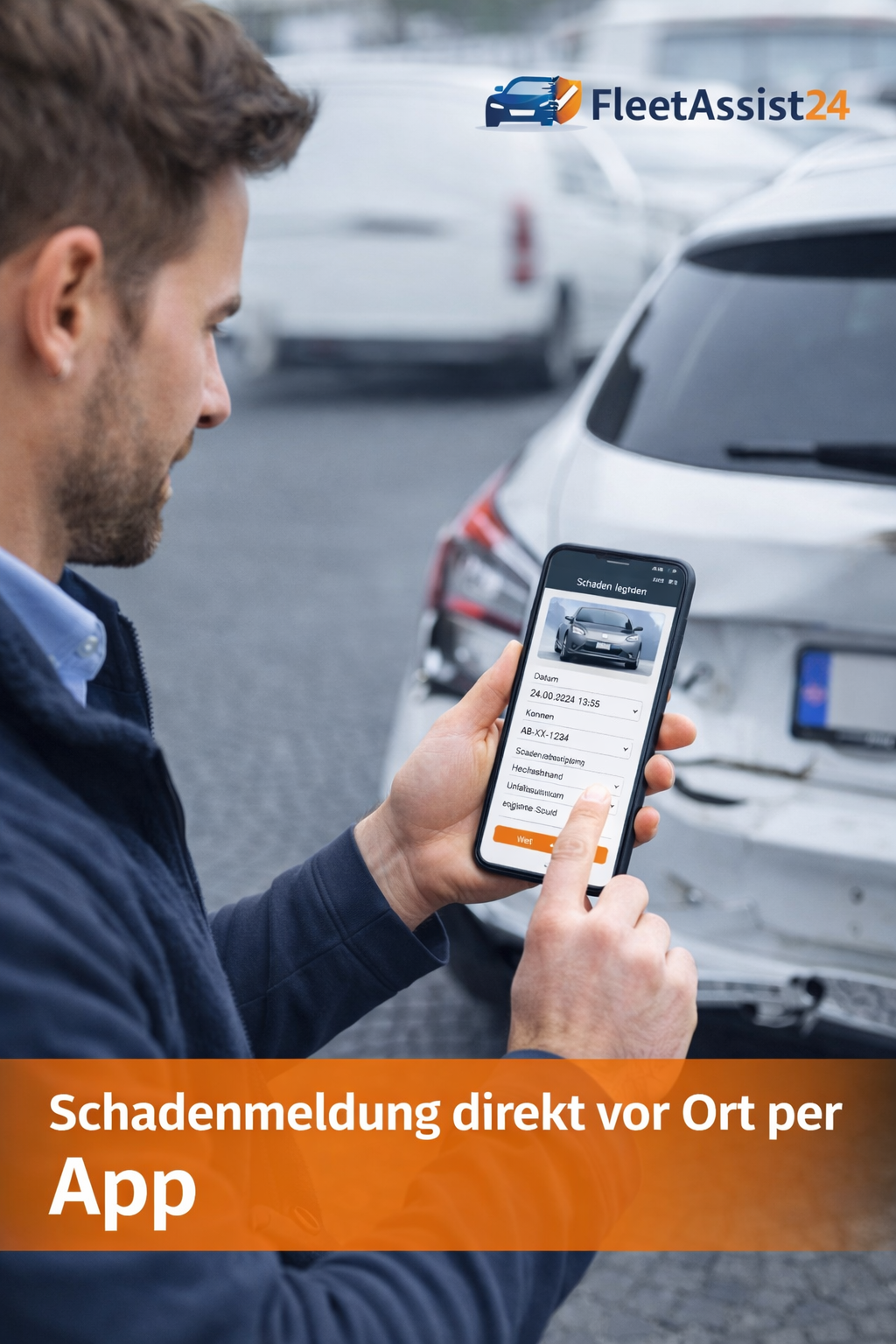 Schadenmeldung in die Fleetassist24 App.png